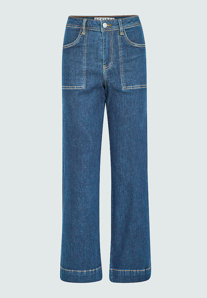 Desires DSFlorence HW Denim Pants FL Jeans 9620 Dark Blue