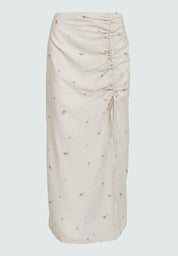 Desires DSGarnet Printed Maxi Skirt Skirt 0024P Buttercream Print