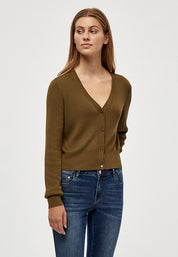 Desires DSGeisha Rib Cardigan Cardigans 3611 Military Olive
