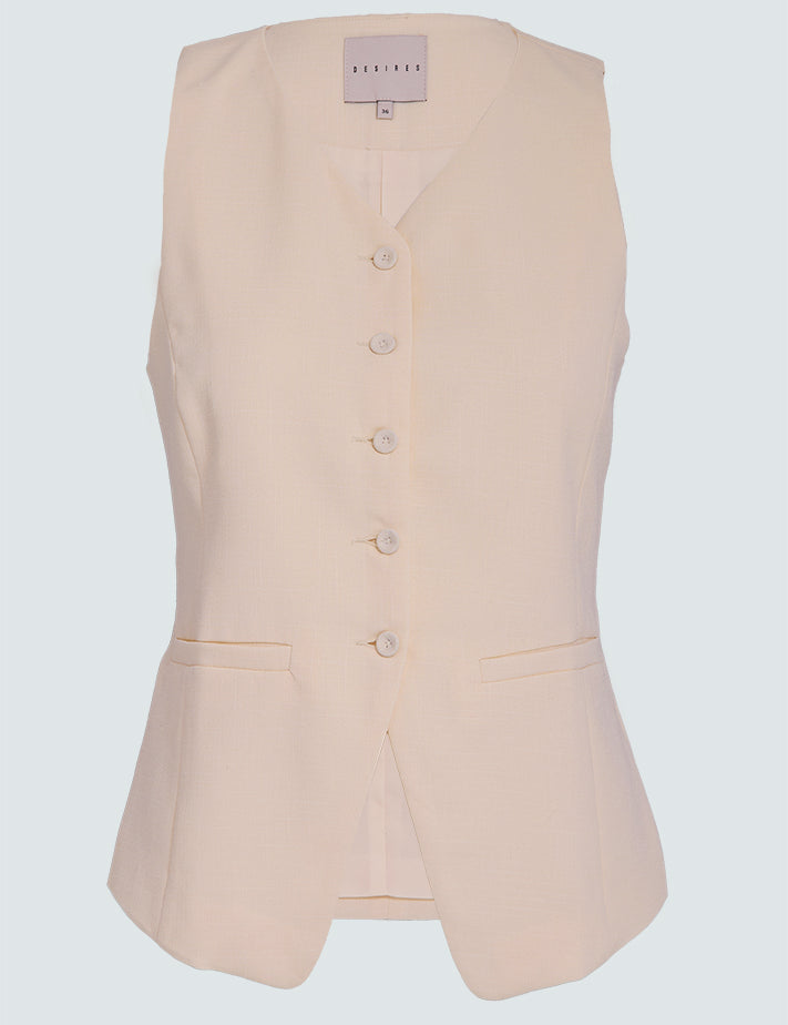 Desires DSGemma Waistcoat Vest 0140 Tofu