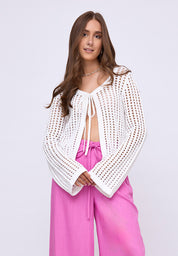 Desires DSGenna Knit Cardigan Cardigans 235 Cloud Dancer