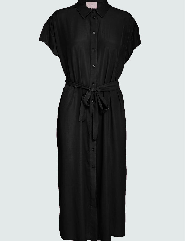 Desires DSGigi Midi Shirt Dress Dress 9000 Black
