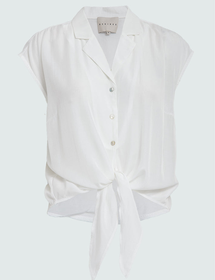 Desires DSGigi Sleeveless Shirt Shirt 0001 White