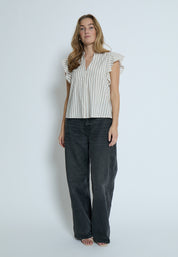 Desires DSGilda Top Top 6798S Burro Brown Stripe