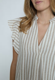 Desires DSGilda Top Top 6798S Burro Brown Stripe