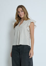 Desires DSGilda Top Top 6798S Burro Brown Stripe