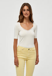 Desires DSGiselle Lace T-Shirt T-Shirt 0001 White
