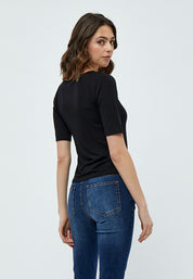 Desires DSGiselle Lace T-Shirt T-Shirt 100 Black