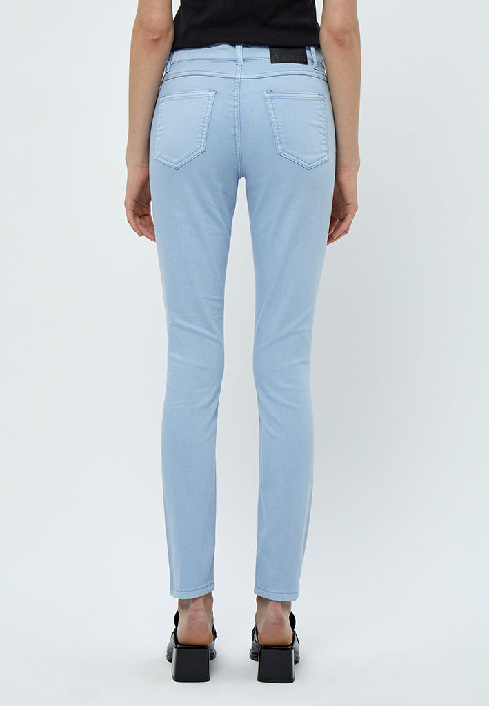 Desires DSLola Garment Dye MW Jeans 2272 Serenity Blue