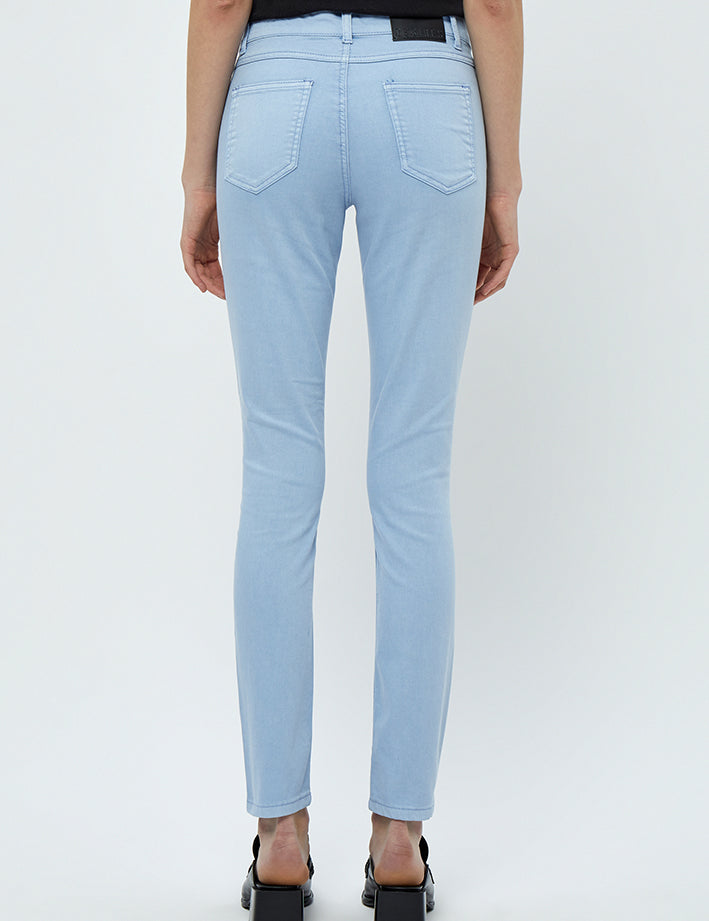 Desires DSLola Garment Dye MW Jeans 2272 Serenity Blue