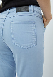 Desires DSLola Garment Dye MW Jeans 2272 Serenity Blue