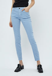 Desires DSLola Garment Dye MW Jeans 2272 Serenity Blue