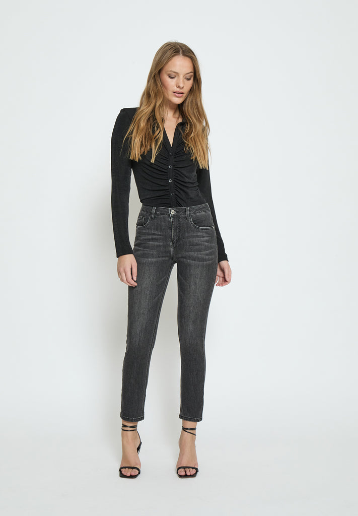 Desires DSLucky New Jeans MW Jeans 9005 BLACK WASHED