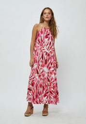 Desires DSMacie Halterneck Dress Dress 4914P Morning Glory Pink Print
