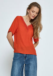 Desires DSMila Blouse Blouse 6760 Red Clay