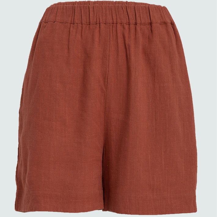 Desires DSNatalie Linen Shorts Shorts 6672 Bombay Brown