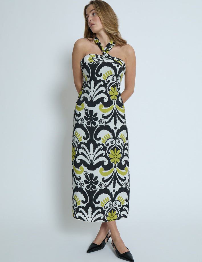 Desires DSNori Dress Dress 0011P Gardenia Print