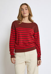 Desires DSPelaya Pullover Pullover 4049S Aura Orange Stripe