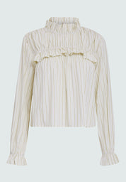 Desires DSSavanna Blouse Blouse 3039S Moss Green Stripe