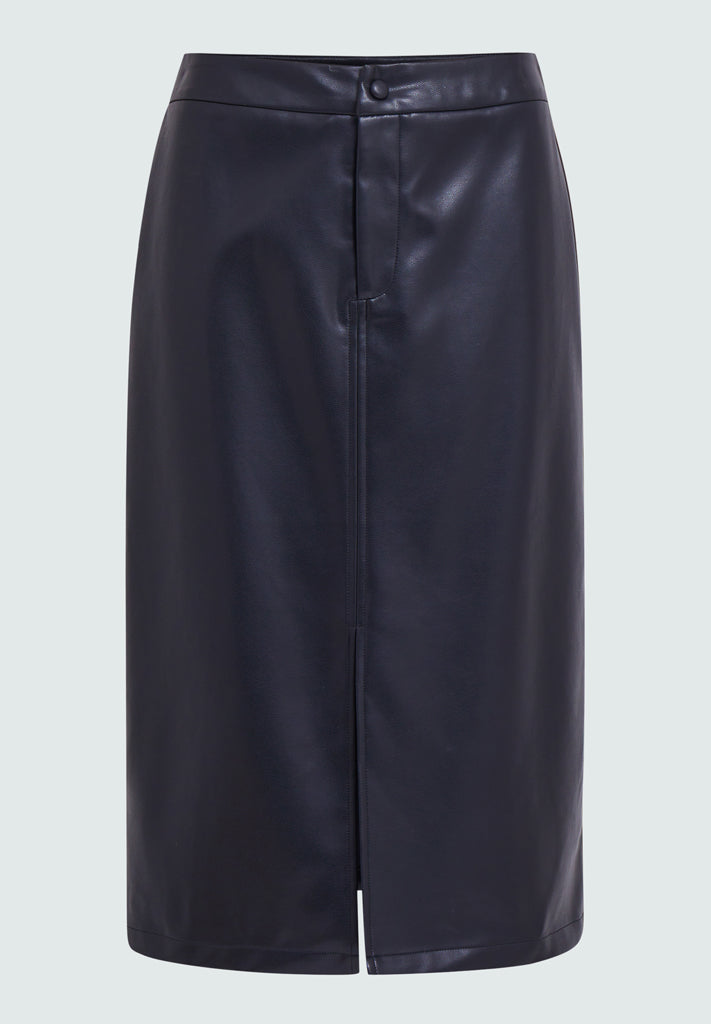 Desires DSSelina Faux Leather Skirt Skirt 9000 Black