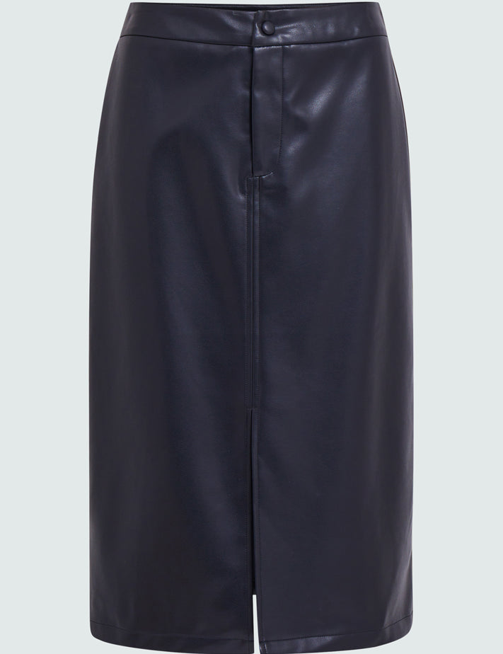 Desires DSSelina Faux Leather Skirt Skirt 9000 Black
