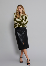 Desires DSSelina Faux Leather Skirt Skirt 9000 Black