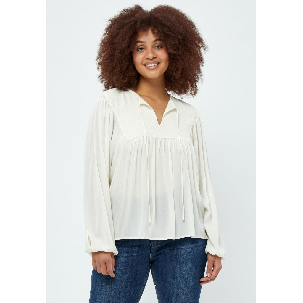 Peppercorn Danea Blouse Curve Blouse 235 Cloud Dancer