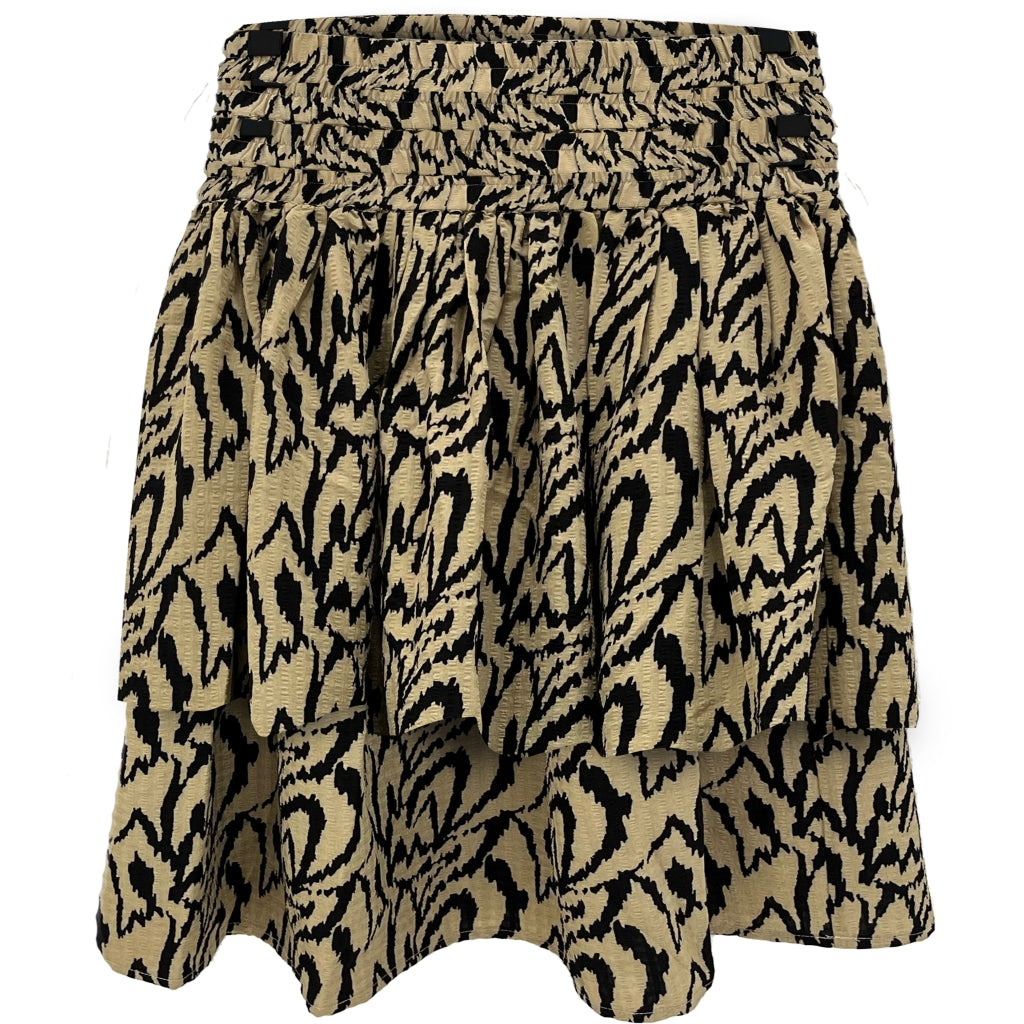 Daniela Short Skirt - Cuban Sand Print – Minus Fashion