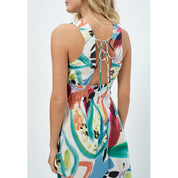 Desires Destiny Sleeveless Maxi Dress Dress 0011P Gardenia Print