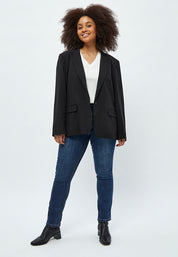 Peppercorn Diana Single Breasted Blazer Curve Blazer 100 Black