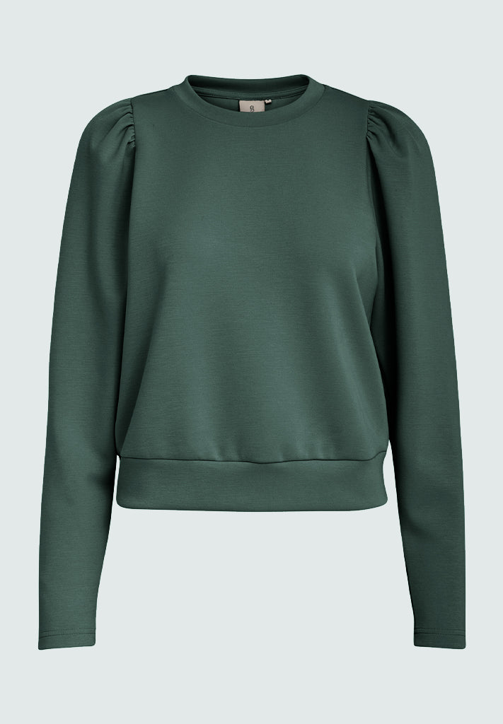 Peppercorn Dicette Puff Sweat Sweatshirt 4112 Jungle Green