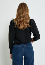Peppercorn Dicette Puff Sweat Sweatshirt 9000 Black