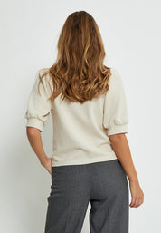 Peppercorn Dicette Puff Sweat Sweatshirt 0265 Sandshell