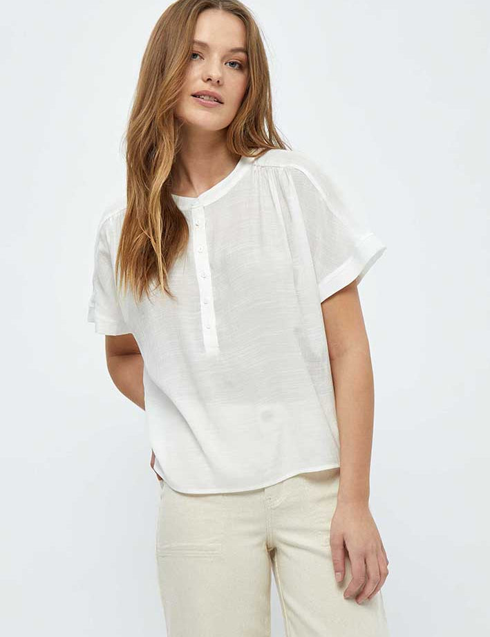 Desires Dicte Short Sleeve Shirt Shirt 0001 White