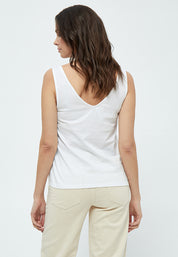 Desires Dina GOTS Sleeveless Top T-Shirt 0001 White