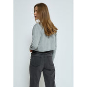 Peppercorn Dina Knit Bolero Cardigans 112M Light Grey Melange