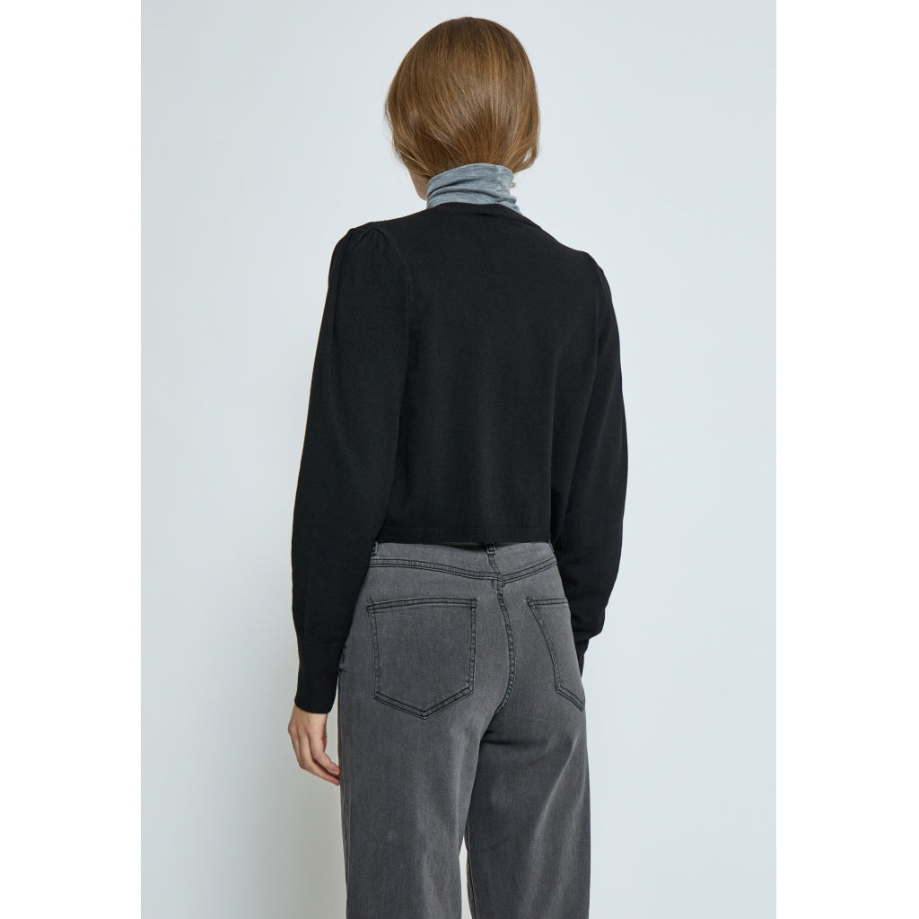 Peppercorn Dina Knit Bolero Cardigans 9000 Black