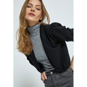 Peppercorn Dina Knit Bolero Cardigans 9000 Black