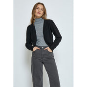 Peppercorn Dina Knit Bolero Cardigans 9000 Black