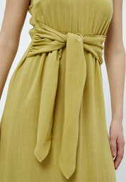 Desires Dixie Sleeveless Midcalf Tie Dress Dress 3208 Pear Green