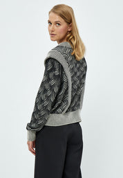 Desires Edil Long Sleeve Knit Pullover Pullover 0011S Gardenia Stripe