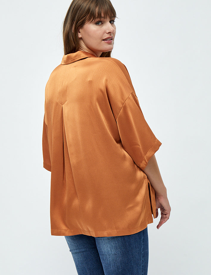 Peppercorn Elotta Shirt Curve Shirt 5944 Ermine Brown