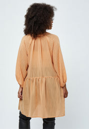 Peppercorn Emma Dress Curve Dress 6202 Peach Cobbler