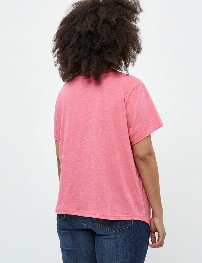 Peppercorn Estel Tee Curve T-Shirt 6013 Pink Lemonade