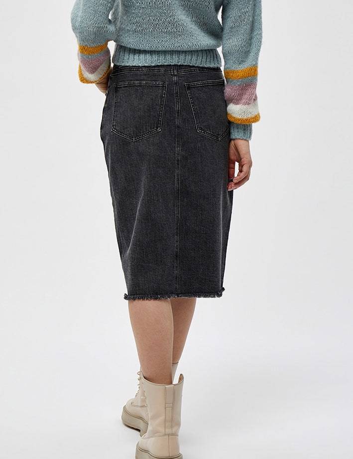 Desires Estella Denim Skirt Skirt 9000 Black