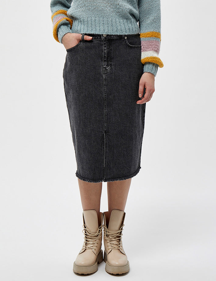 Desires Estella Denim Skirt Skirt 9000 Black