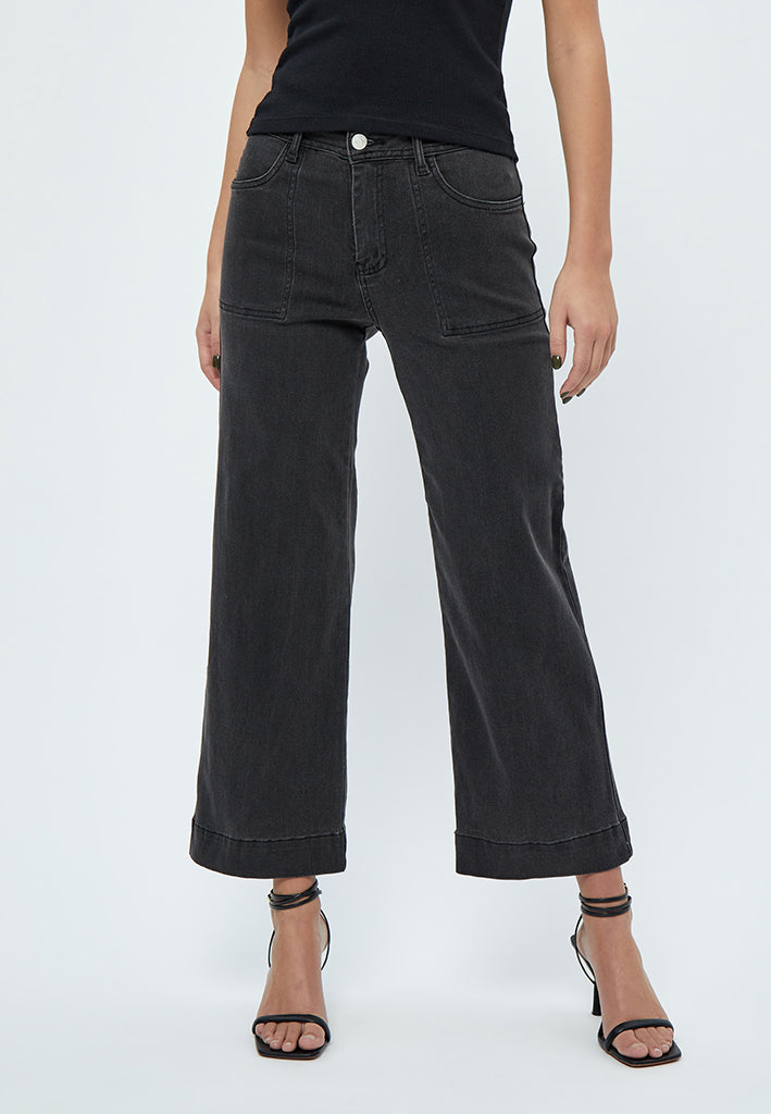 Desires DSFlorence HW Denim Pants Jeans 9005 BLACK WASHED
