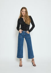 Desires DSFlorence HW Denim Pants Jeans 9620 Dark Blue