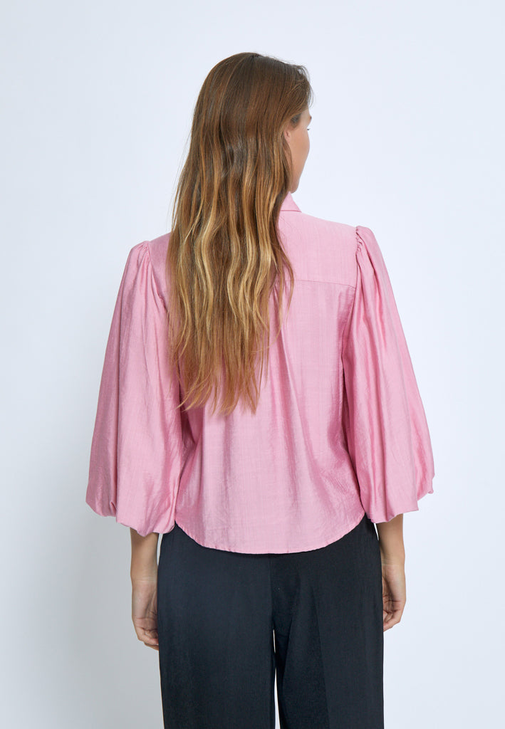 Peppercorn Gatty 3/4 Sleeve Shirt Shirt 4403 Peony Pink