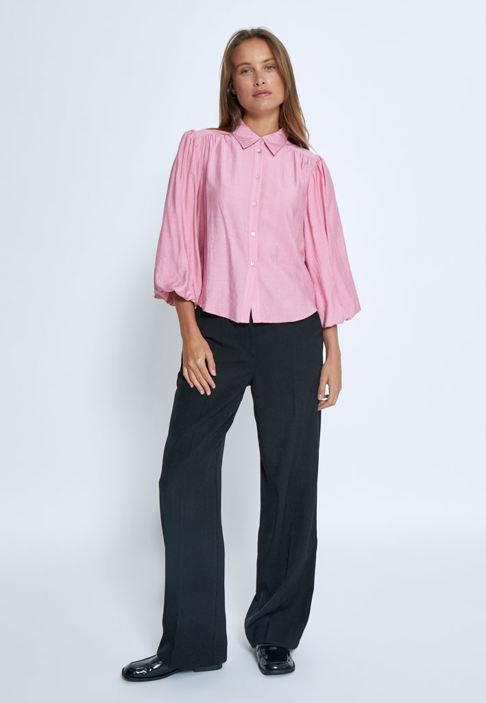 Peppercorn Gatty 3/4 Sleeve Shirt Shirt 4403 Peony Pink